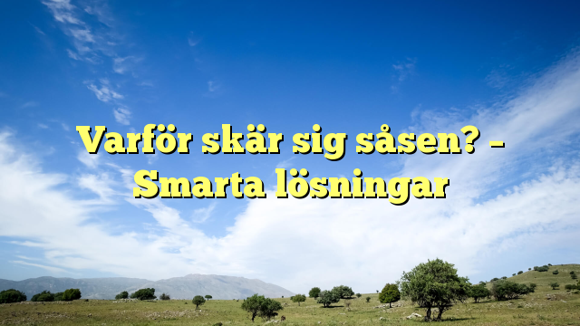 Varför skär sig såsen? – Smarta lösningar